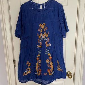 Free People embroidered dress